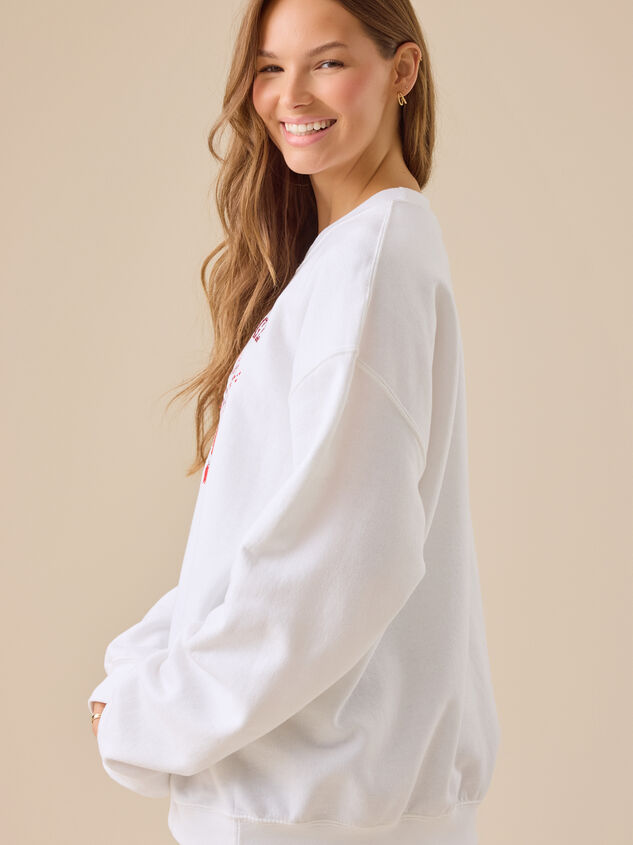 Willowridge Vermont Embroidered Crewneck Detail 5 - TULLABEE