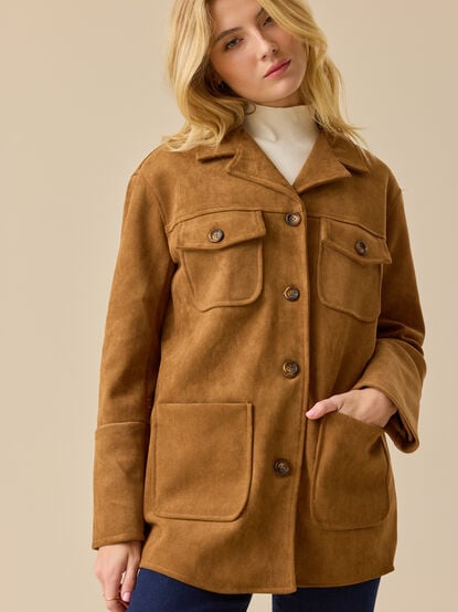 Azura Suede Jacket - TULLABEE