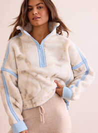 Sprint Camo Sherpa Quarter Zip - TULLABEE