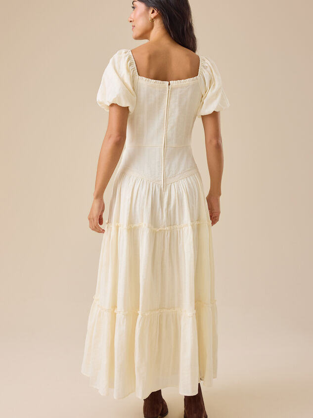 Talla Drop Waist Maxi Dress Detail 5 - TULLABEE