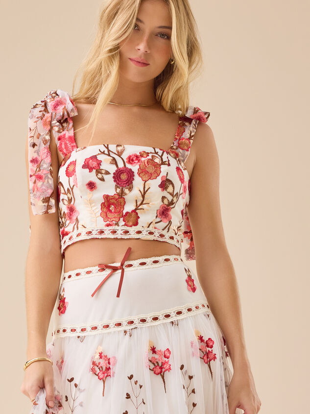 Braxlin Embroidered Top Detail 3 - TULLABEE