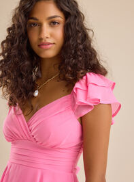 Lainey Double Layered Romper Detail 3 - TULLABEE