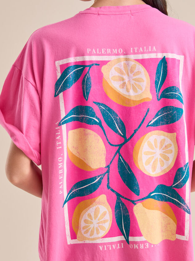 Palermo Oversized Tee Detail 6 - TULLABEE