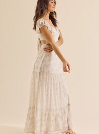 Raelyn Floral Maxi Dress Detail 4 - TULLABEE