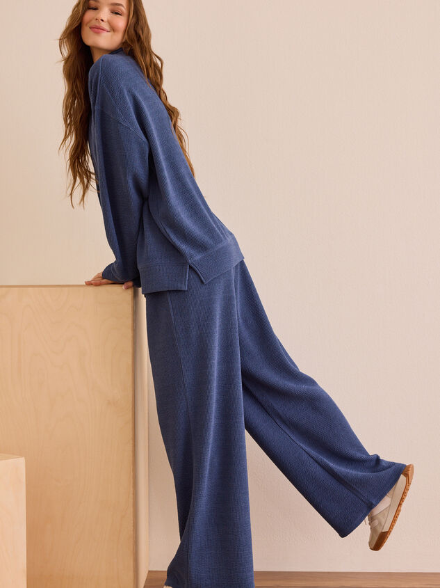 Balanced Ease Ribbed Mockneck Detail 2 - TULLABEE