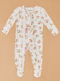 Pink Cowgirl Footie - TULLABEE