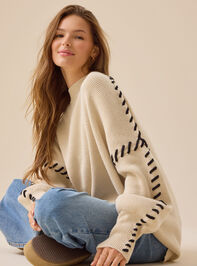 Paige Whipstitch Sweater - TULLABEE