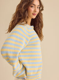 Hadley Striped Cardigan Detail 4 - TULLABEE