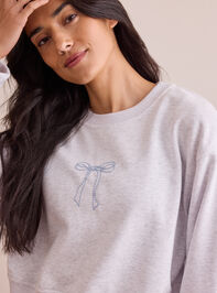 Bow Moment Pullover Detail 3 - TULLABEE