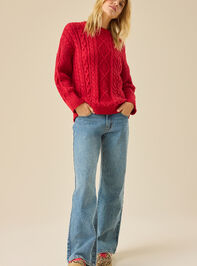 Kassidy Oversized Crew Neck Detail 3 - TULLABEE