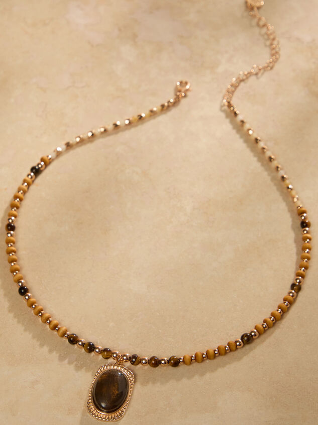 Autumn Beaded Necklace - TULLABEE