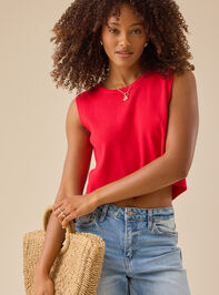 Maisie Bow Back Vest Detail 2 - TULLABEE
