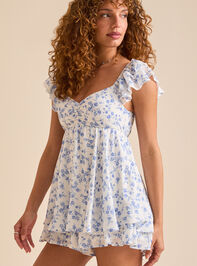Taylen Flutter Sleeve Romper Detail 3 - TULLABEE