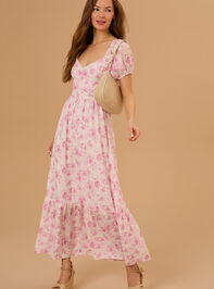 Abrielle Floral Maxi Dress Detail 3 - TULLABEE