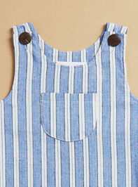 Robert Striped Pocket Overall Detail 3 - TULLABEE