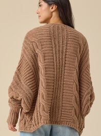 Luna Open Front Cardigan Detail 4 - TULLABEE