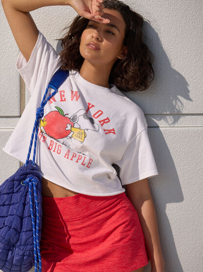 Peanuts Big Apple Boxy Tee - TULLABEE
