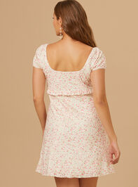 Emery Eyelet Floral Mama Dress Detail 5 - TULLABEE