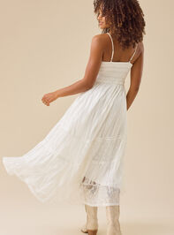 Tami Lace Tiered Maxi Dress Detail 6 - TULLABEE
