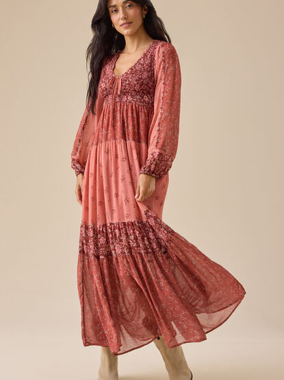 Jolie Floral Maxi Dress - TULLABEE