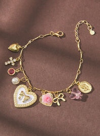 Dainty Flower Charm Bracelet - TULLABEE
