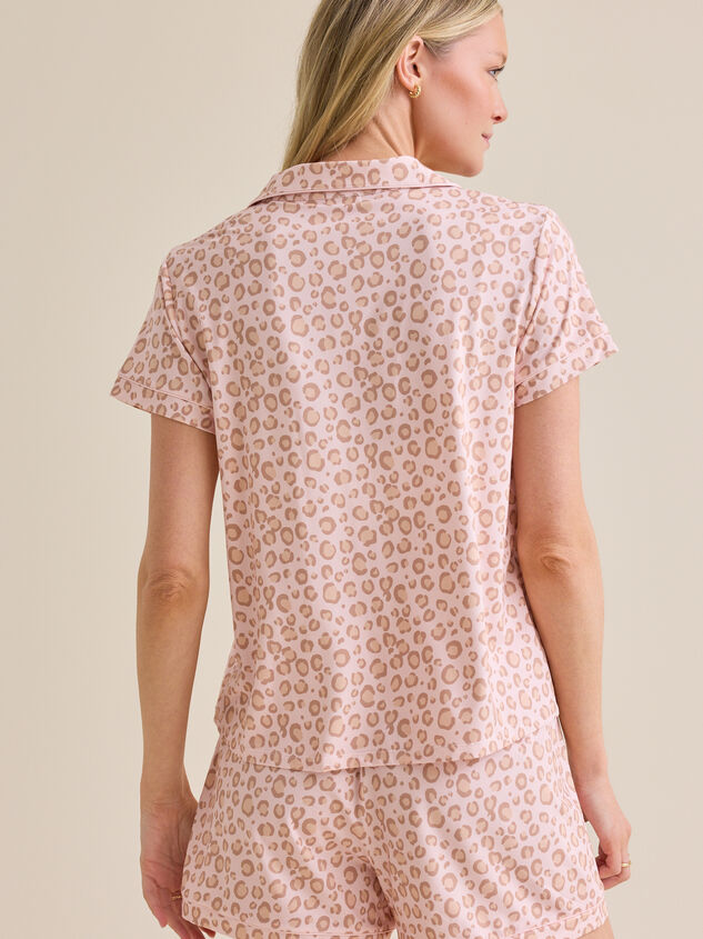 Lulu Leopard Mama PJ Set Detail 7 - TULLABEE