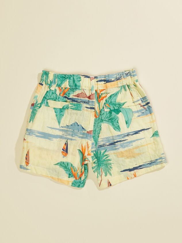 Aloha Crew Shorts Detail 2 - TULLABEE