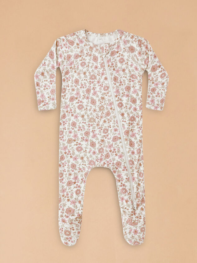 Blaire Floral Footie by Quincy Mae - TULLABEE