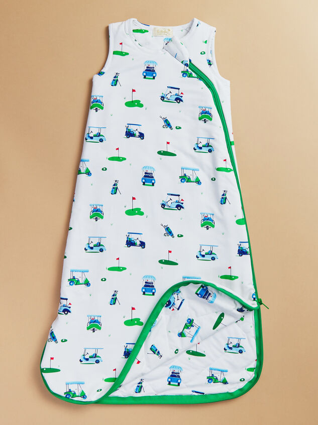 On The Green Sleep Bag Detail 2 - TULLABEE
