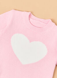 Big Heart Sweater Bubble Detail 3 - TULLABEE