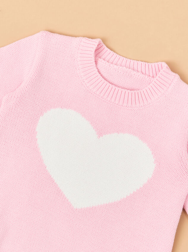 Big Heart Sweater Bubble Detail 3 - TULLABEE