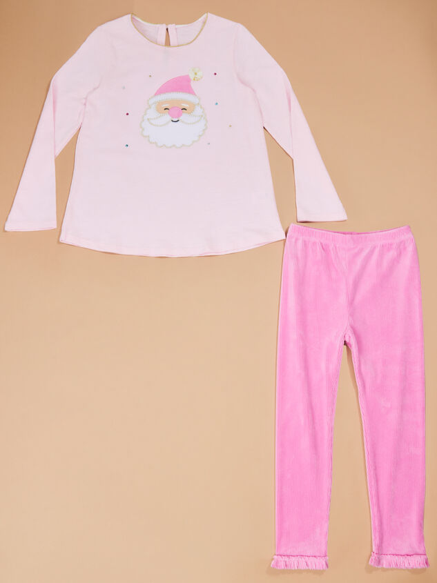 Bedazzled Santa Top and Pant Set by Mudpie - TULLABEE