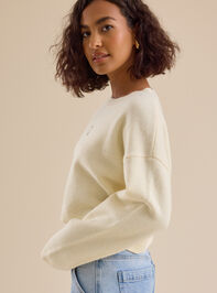 Cherish Beaded Martini Cropped Sweater Detail 5 - TULLABEE