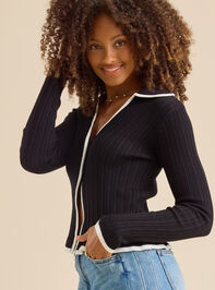 Gianna Ribbed Top Detail 3 - TULLABEE