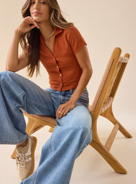 Kat Button Down Top - TULLABEE