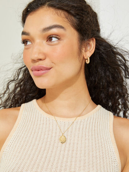 Dried Flower Locket Necklace - TULLABEE