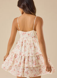 Peyton Floral Mini Dress Detail 5 - TULLABEE