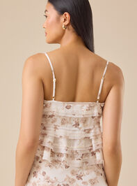 Becca Floral Tiered Tank Detail 5 - TULLABEE