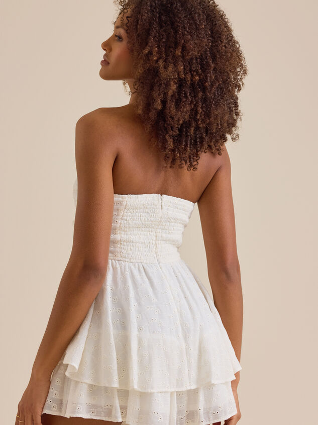 Honey Strapless Romper Detail 5 - TULLABEE