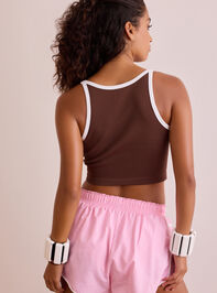 Breezy Two Tone Tank Detail 4 - TULLABEE