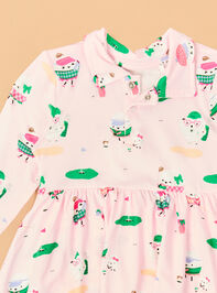 Dreaming of the Green Bodysuit Dress Detail 2 - TULLABEE