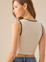 Priscilla Polka Dot Top Detail 5 - TULLABEE