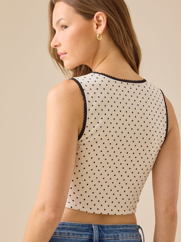 Priscilla Polka Dot Top Detail 5 - TULLABEE