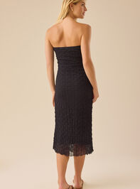 Parker Strapless Textured Mini Dress Detail 5 - TULLABEE