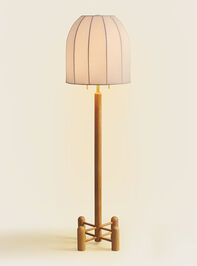 Sydney Wood Floor Lamp Detail 3 - TULLABEE