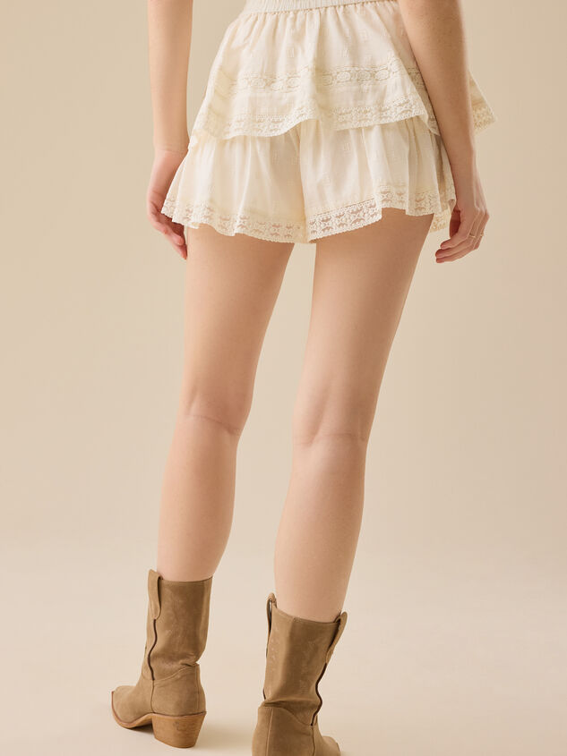 Raleigh Layered Lace Shorts Detail 6 - TULLABEE