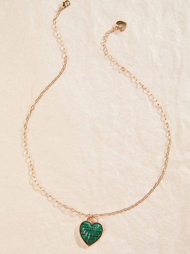 Evergreen Love Charm Necklace Detail 3 - TULLABEE