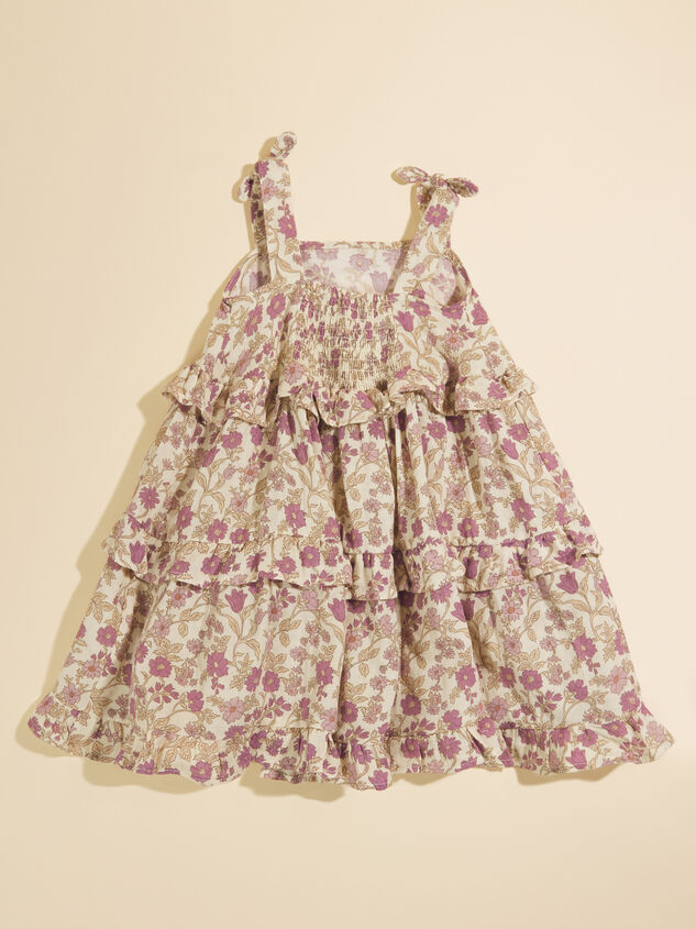 Kalea Floral Ruffle Dress by Rylee + Cru Detail 2 - TULLABEE