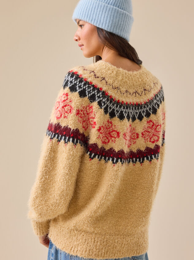 Darcy Fair Isle Sweater Detail 5 - TULLABEE