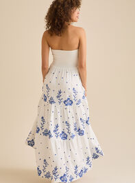 Melanie Strapless Maxi Dress Detail 5 - TULLABEE
